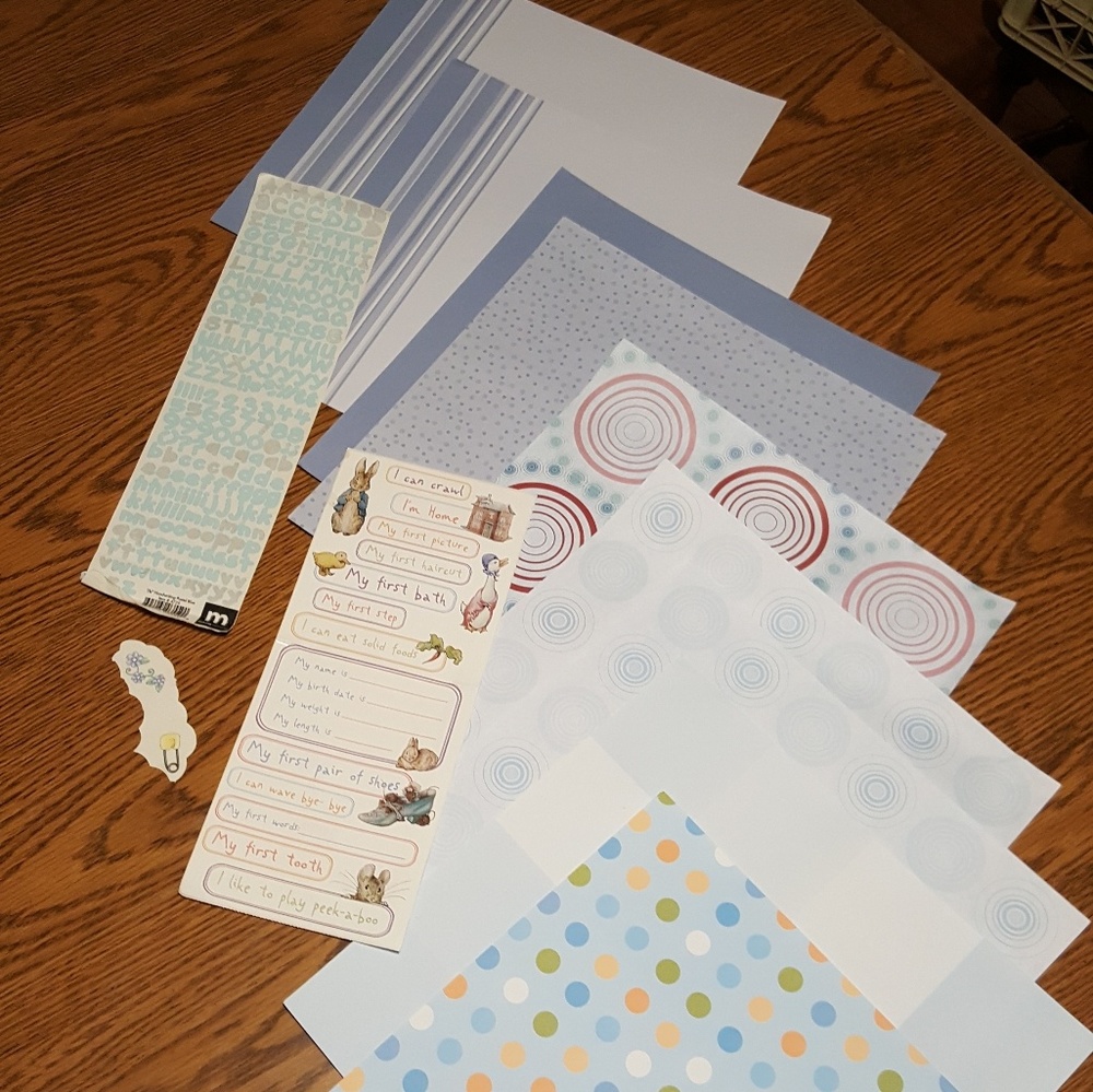 Scrapbook: Baby Boy Grab Bag